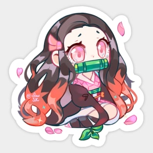 Nezuko Kimetsu no yaiba Demon Slayer Sticker